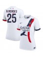 Paris Saint-Germain Nuno Mendes #25 Venkovní Dres pro Dámské 2024-25 Krátký Rukáv